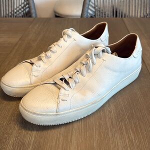 Frye‎ Men’s Leather Low Top Sneaker Size 11.5 White